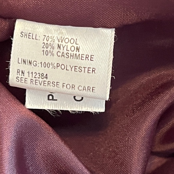 Calvin Klein Wool - Cashmere Blend Coat - Picture 4 of 16